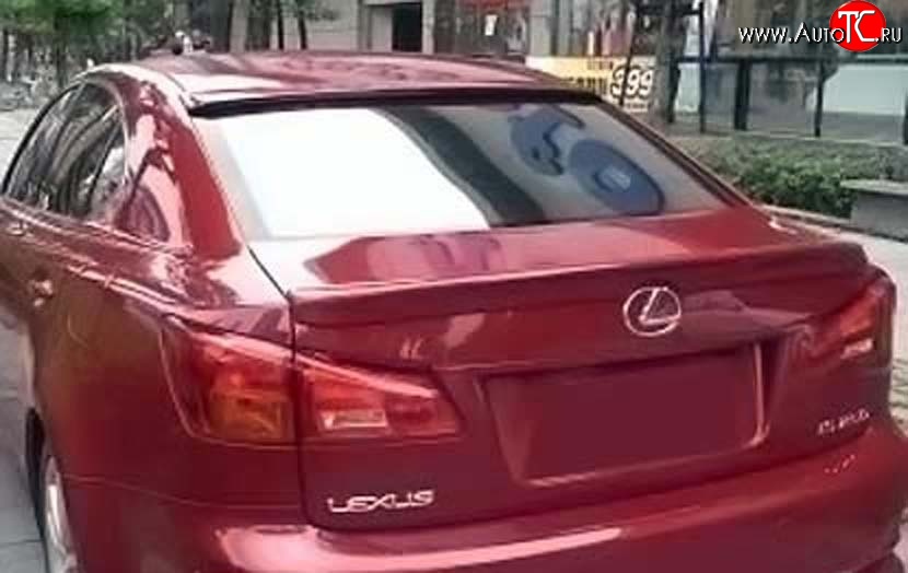 5 749 р. Козырёк на заднее лобовое стекло F-Sport Lexus IS250 XE20 седан дорестайлинг (2005-2013) (Неокрашенный)  с доставкой в г. Пермь