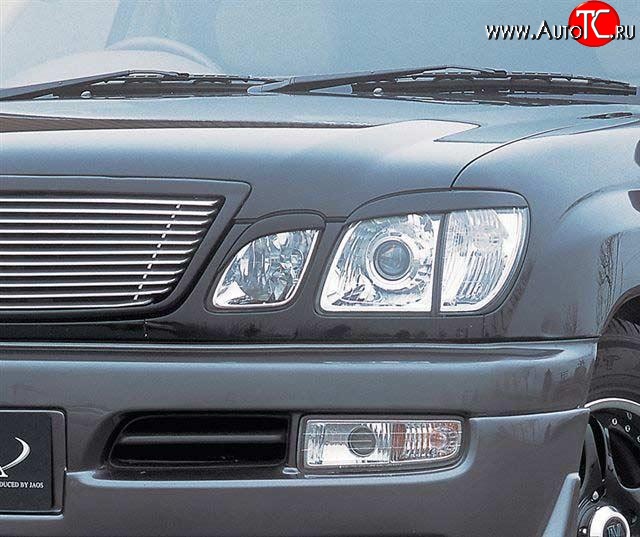 5 099 р. Реснички JAOS Lexus LX470 J100 дорестайлинг (1998-2002) (Неокрашенные)  с доставкой в г. Пермь