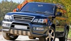 18 449 р. Передний бампер Red Aleti Lexus LX470 J100 дорестайлинг (1998-2002) (Неокрашенный)  с доставкой в г. Пермь. Увеличить фотографию 2