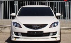 6 599 р. Накладка Sport на передний бампер в комплектации Turing Mazda 6 GH дорестайлинг лифтбэк (2007-2010) (Неокрашенная)  с доставкой в г. Пермь. Увеличить фотографию 2