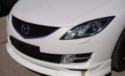 6 599 р. Накладка Sport на передний бампер в комплектации Turing Mazda 6 GH дорестайлинг лифтбэк (2007-2010) (Неокрашенная)  с доставкой в г. Пермь. Увеличить фотографию 3