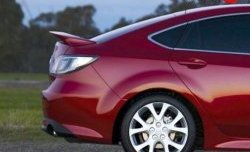 5 899 р. Спойлер EX-Style V2  Mazda 6  GH (2007-2010) дорестайлинг седан (Неокрашенный)  с доставкой в г. Пермь. Увеличить фотографию 4