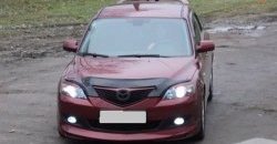 4 999 р. Накладка переднего бампера Sport Mazda 3/Axela BK дорестайлинг, хэтчбэк (2003-2006) (Неокрашенная)  с доставкой в г. Пермь. Увеличить фотографию 2
