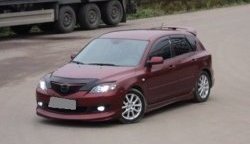 4 999 р. Накладка переднего бампера Sport Mazda 3/Axela BK дорестайлинг, хэтчбэк (2003-2006) (Неокрашенная)  с доставкой в г. Пермь. Увеличить фотографию 4