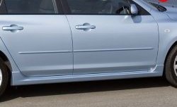 4 549 р. Пороги накладки Сток 2л Mazda 3/Axela BK дорестайлинг, хэтчбэк (2003-2006) (Неокрашенные)  с доставкой в г. Пермь. Увеличить фотографию 10