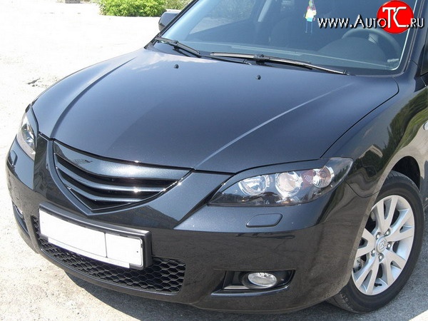 769 р. Реснички Speed (комплект) Mazda 3/Axela BK (2003-2009) дорестайлинг седан, рестайлинг седан (Неокрашенные) с доставкой в г. Пермь Увеличить фотографию 1 769 р. Реснички Speed (комплект) Mazda 3/Axela BK (2003-2009) дорестайлинг седан, рестайлинг седан (Неокрашенные) с доставкой в г. Пермь