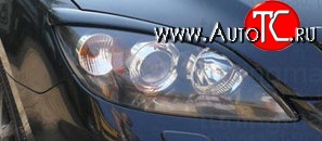 699 р. Реснички Style  Mazda 3/Axela  BK (2006-2009) рестайлинг, хэтчбэк (Неокрашенные)  с доставкой в г. Пермь