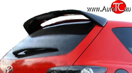 3 599 р. Спойлер Sport V2 со стоп-сигналом Mazda 3/Axela BK дорестайлинг, хэтчбэк (2003-2006) (Неокрашенный)  с доставкой в г. Пермь
