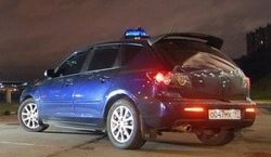 3 599 р. Спойлер Sport V2 со стоп-сигналом Mazda 3/Axela BK дорестайлинг, хэтчбэк (2003-2006) (Неокрашенный)  с доставкой в г. Пермь. Увеличить фотографию 2
