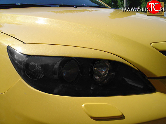 1 149 р. Реснички Sport  Mazda 3/Axela  BK (2003-2009) дорестайлинг седан, рестайлинг, хэтчбэк (Неокрашенные)  с доставкой в г. Пермь