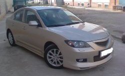 4 999 р. Накладка на передний бампер Style  Mazda 3/Axela  BK (2003-2006) дорестайлинг седан (Неокрашенная)  с доставкой в г. Пермь. Увеличить фотографию 16