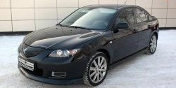 4 599 р. Пороги накладки Global-Tuning Mazda 3/Axela BK дорестайлинг седан (2003-2006) (Неокрашенные)  с доставкой в г. Пермь. Увеличить фотографию 2