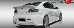 15 649 р. Пороги накладки Mazda Speed Mazda 3/Axela BK дорестайлинг седан (2003-2006) (Неокрашенные)  с доставкой в г. Пермь. Увеличить фотографию 3