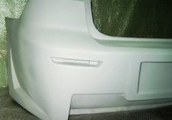 5 349 р. Задний бампер Mazda Speed Mazda 3/Axela BK дорестайлинг седан (2003-2006) (Неокрашенный)  с доставкой в г. Пермь. Увеличить фотографию 4