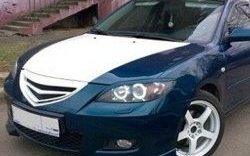 2 309 р. Комплект клыков Sport-V2 на передний бампер автомобиля  Mazda 3/Axela  BK (2003-2006) дорестайлинг седан (Неокрашенная)  с доставкой в г. Пермь. Увеличить фотографию 6
