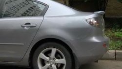 3 099 р. Спойлер Style Mazda 3/Axela BK дорестайлинг седан (2003-2006) (Неокрашенный)  с доставкой в г. Пермь. Увеличить фотографию 2