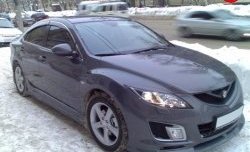 1 149 р. Реснички EX-Style Mazda 6 GH рестайлинг седан (2010-2012) (Неокрашенные)  с доставкой в г. Пермь. Увеличить фотографию 3