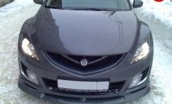 1 149 р. Реснички EX-Style Mazda 6 GH рестайлинг седан (2010-2012) (Неокрашенные)  с доставкой в г. Пермь. Увеличить фотографию 4