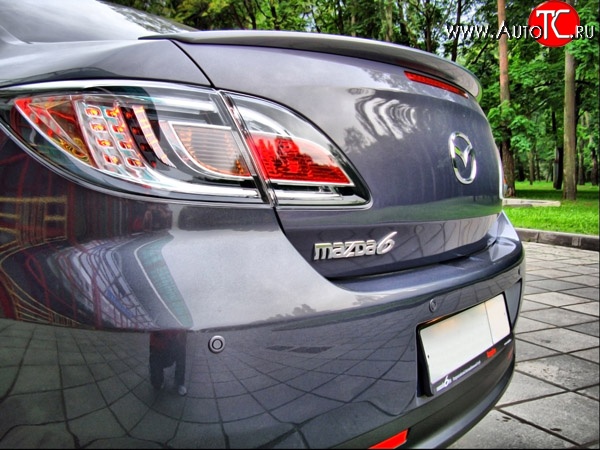3 899 р. Спойлер EX-Style V1  Mazda 6  GH (2007-2010) дорестайлинг седан (Неокрашенный)  с доставкой в г. Пермь