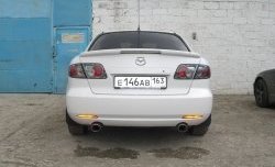 4 899 р. Спойлер GTI со стоп-сигналом Mazda 6 GG седан дорестайлинг (2002-2005) (Неокрашенный)  с доставкой в г. Пермь. Увеличить фотографию 2