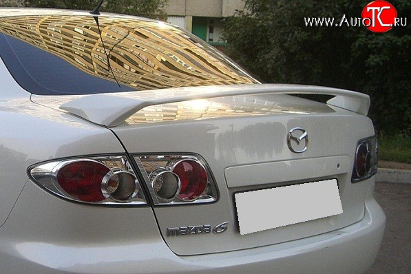 4 799 р. Спойлер RS  Mazda 6  GG (2002-2005) седан дорестайлинг (Неокрашенный)  с доставкой в г. Пермь