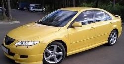 7 349 р. Накладка переднего бампера AERO Mazda 6 GG седан дорестайлинг (2002-2005) (Неокрашенная)  с доставкой в г. Пермь. Увеличить фотографию 2