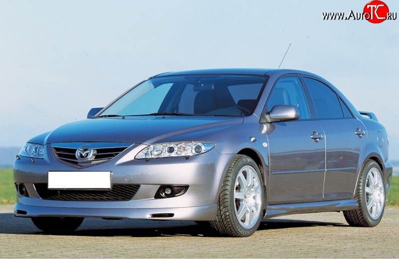 9 499 р. Накладка переднего бампера ATH Mazda 6 GG седан дорестайлинг (2002-2005)  с доставкой в г. Пермь
