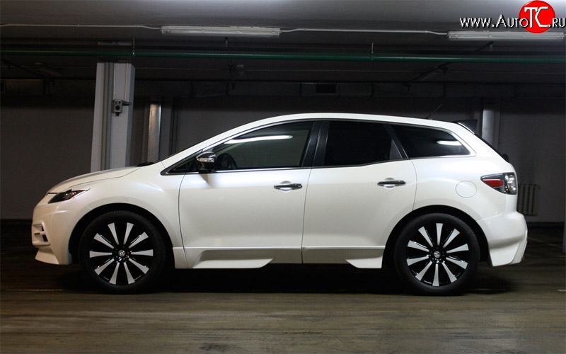 13 949 р. Пороги и накладки дверей One&Only Mazda CX-7 ER дорестайлинг (2006-2010) (Неокрашенные)  с доставкой в г. Пермь