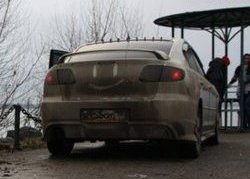 5 099 р. Спойлер Sport-V2 Mazda 3/Axela BK дорестайлинг седан (2003-2006) (Неокрашенный)  с доставкой в г. Пермь. Увеличить фотографию 3
