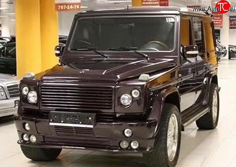 9 799 р. Накладка переднего бампера ART Style Mercedes-Benz G class W463 5 дв. дорестайлинг (1989-1994) (Неокрашенная)  с доставкой в г. Пермь