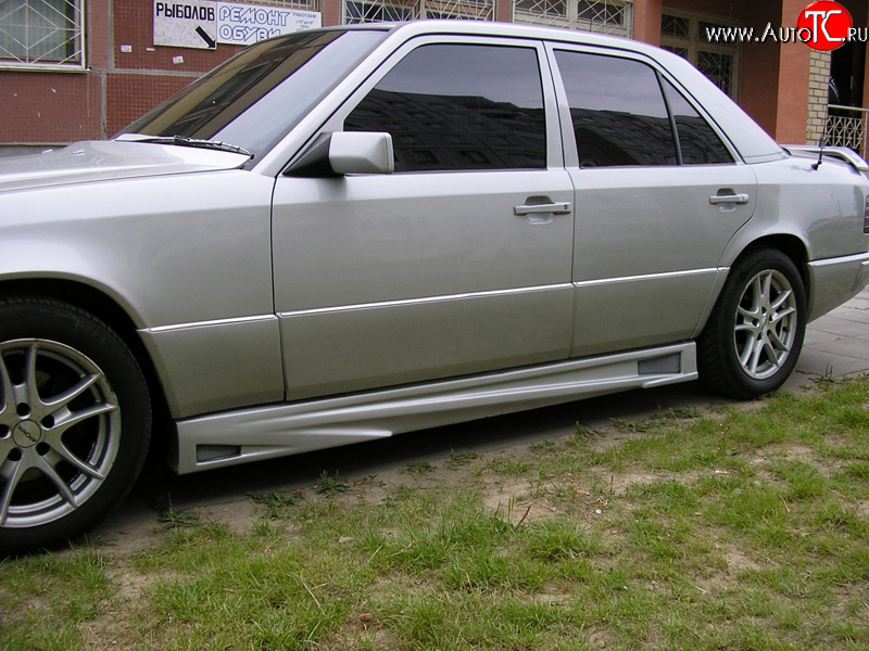 4 699 р. Пороги накладки Elegance Mercedes-Benz E-Class W124 седан дорестайлинг (1984-1993)  с доставкой в г. Пермь