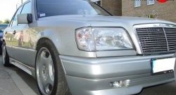 4 299 р. Накладка переднего бампера GT Dynamics Mercedes-Benz E-Class W124 седан дорестайлинг (1984-1993) (Неокрашенная)  с доставкой в г. Пермь. Увеличить фотографию 5