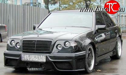 7 849 р. Накладка переднего бампера Storm Mercedes-Benz E-Class W124 седан дорестайлинг (1984-1993) (Неокрашенная)  с доставкой в г. Пермь