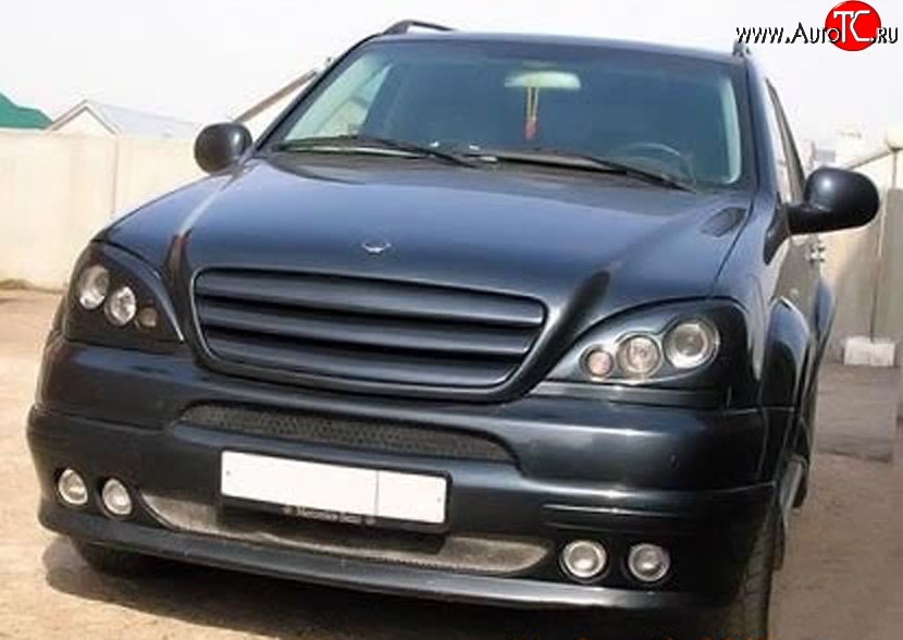 11 399 р. Накладка переднего бампера BRABUS (дорестайлинг) Mercedes-Benz ML class W163 дорестайлинг (1997-2001) (Неокрашенная)  с доставкой в г. Пермь