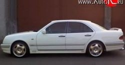 3 799 р. Накладка заднего бампера LORINZER Style Mercedes-Benz E-Class W210 дорестайлинг седан (1996-1999) (Неокрашенная)  с доставкой в г. Пермь. Увеличить фотографию 2