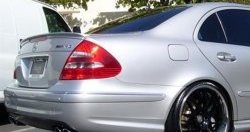 5 099 р. Лип спойлер AMG Mercedes-Benz E-Class W211 дорестайлинг седан (2002-2006) (Неокрашенный)  с доставкой в г. Пермь. Увеличить фотографию 2