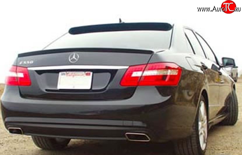 6 549 р. Лип спойлер AMG Mercedes-Benz E-Class W212 дорестайлинг седан (2009-2012) (Неокрашенный)  с доставкой в г. Пермь