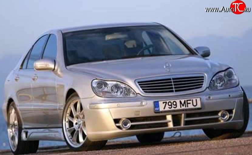 12 599 р. Передний бампер Lorinser F-01 Mercedes-Benz S class W220 (1998-2005) (Неокрашенный)  с доставкой в г. Пермь