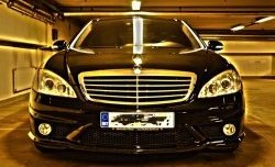 8 649 р. Передний бампер AMG Mercedes-Benz S class W221 (2006-2013) (Неокрашенный)  с доставкой в г. Пермь. Увеличить фотографию 2