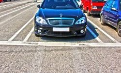8 649 р. Передний бампер AMG Mercedes-Benz S class W221 (2006-2013) (Неокрашенный)  с доставкой в г. Пермь. Увеличить фотографию 4