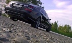 8 649 р. Задний бампер AMG Mercedes-Benz S class W221 (2006-2013) (Неокрашенный)  с доставкой в г. Пермь. Увеличить фотографию 2