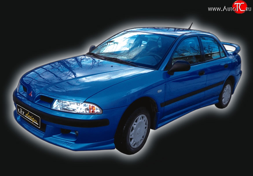 4 149 р. Накладка переднего бампера GT Dynamics Mitsubishi Carisma (1999-2004) (Неокрашенная)  с доставкой в г. Пермь