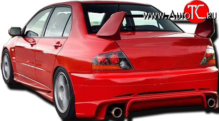 8 899 р. Задний бампер Sport Mitsubishi Lancer Evolution 8 CT9A седан (2003-2005)  с доставкой в г. Пермь