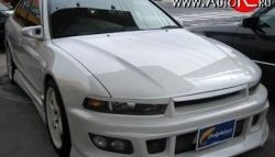 9 299 р. Пороги накладки Dolphin Mitsubishi Galant 8  дорестайлинг седан (1996-1998) (Неокрашенные)  с доставкой в г. Пермь. Увеличить фотографию 2