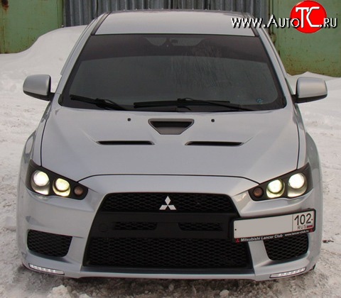 25 199 р. Передняя оптика Evo Mitsubishi Lancer 10 CY седан дорестайлинг (2007-2010)  с доставкой в г. Пермь