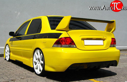 10 699 р. Антикрыло Accolade Evo  Mitsubishi Lancer  9 CS (2003-2009) седан 1-ый рестайлинг, седан 2-ой рестайлинг (Неокрашенный)  с доставкой в г. Пермь