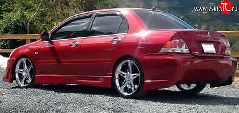 5 899 р. Пороги накладки Accolade на Mitsubishi Lancer 9 CS универсал 1-ый рестайлинг (2003-2005) (Неокрашенные)  с доставкой в г. Пермь