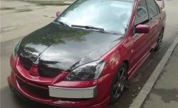 6 399 р. Накладка переднего бампера Evo Mitsubishi Lancer 9 CS универсал 1-ый рестайлинг (2003-2005) (Неокрашенная)  с доставкой в г. Пермь. Увеличить фотографию 3