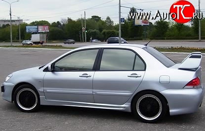 4 099 р. Пороги накладки Underground Mitsubishi Lancer 9 CS универсал 1-ый рестайлинг (2003-2005) (Неокрашенные)  с доставкой в г. Пермь