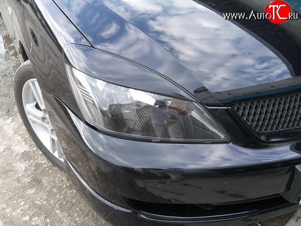919 р. Комплект узких ресничек Evo V1 Mitsubishi Lancer 9 CS седан 2-ой рестайлинг (2005-2009) (Неокрашенные)  с доставкой в г. Пермь